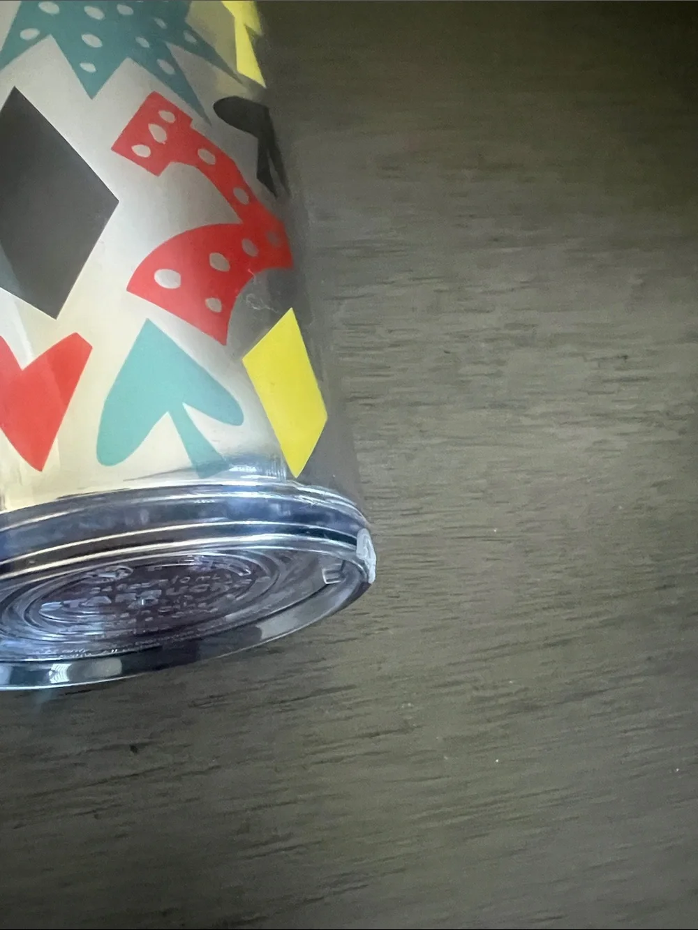 Starbucks Clear Las Vegas Graphic Tumbler with Red Lid and Black Straw